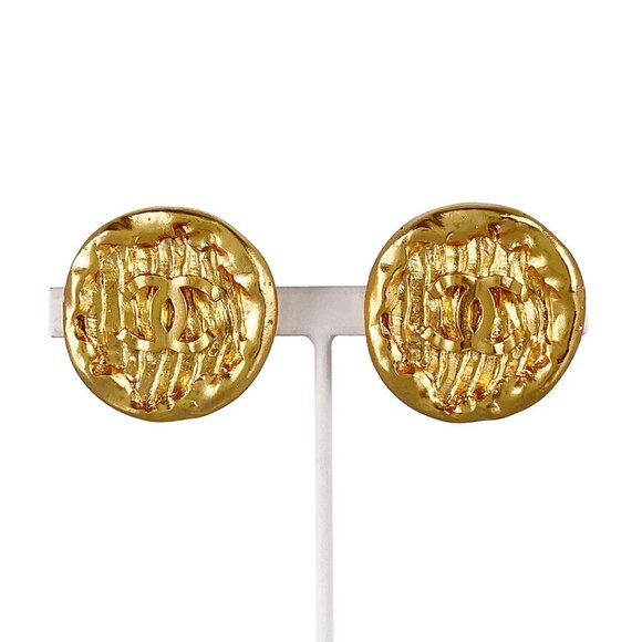 CHANEL Gold plated Earring - Picture 1 of 10